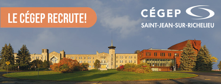 Emploi au Cégep Saint-Jean-sur-Richelieu Emploi au Cégep Saint-Jean-sur-Richelieu