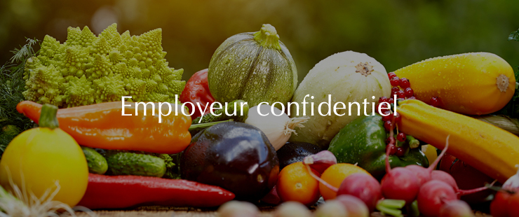 Employeur confidentiel en alimentaire