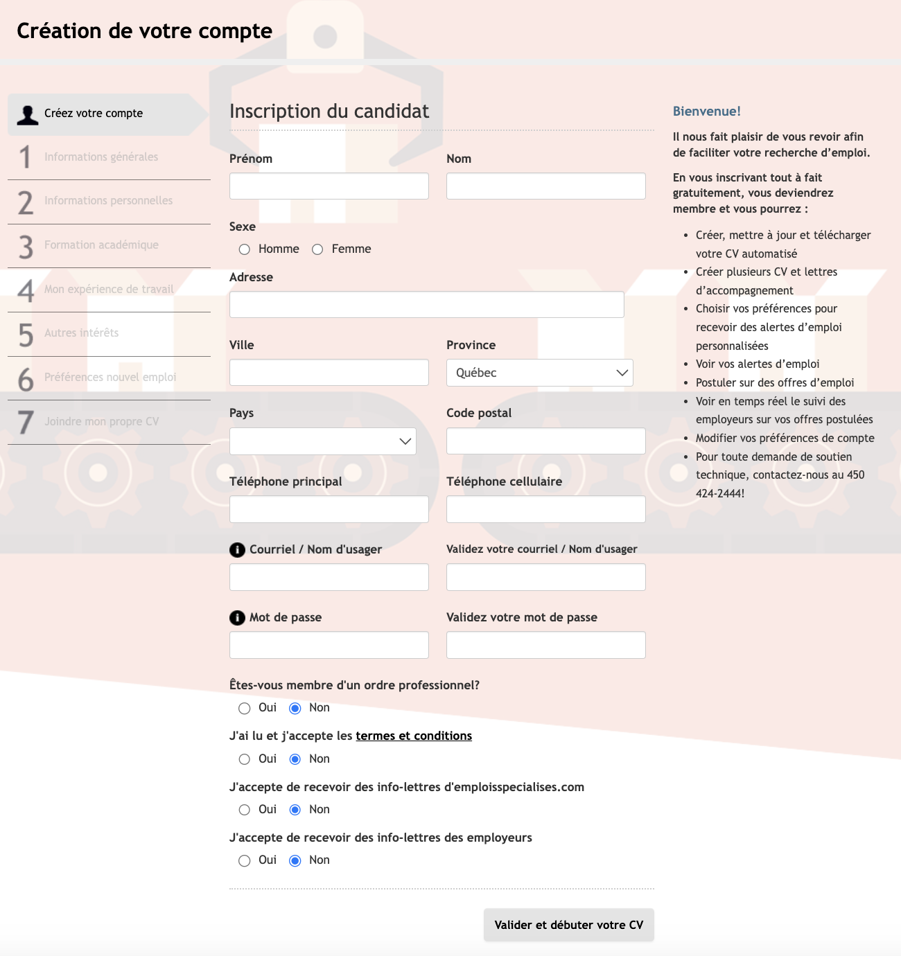 Remplissez votre CV automatisé sur emploismanufacturiers.com! Remplissez votre CV automatisé sur emploismanufacturiers.com!